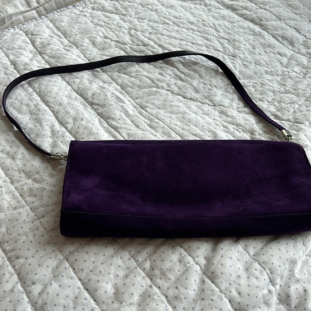 Purple Stuart Weitzman evening bag - Picture 3 of 6